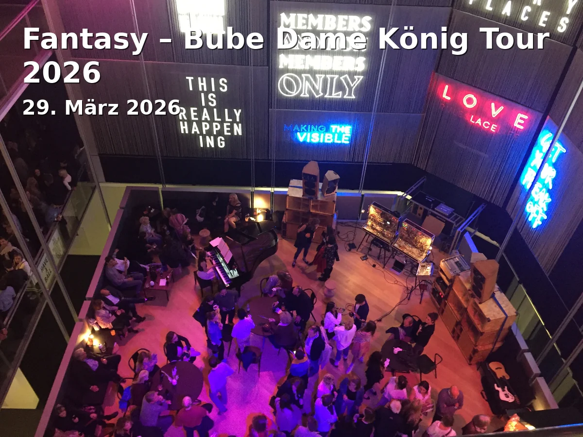Fantasy – Bube Dame König Tour 2026