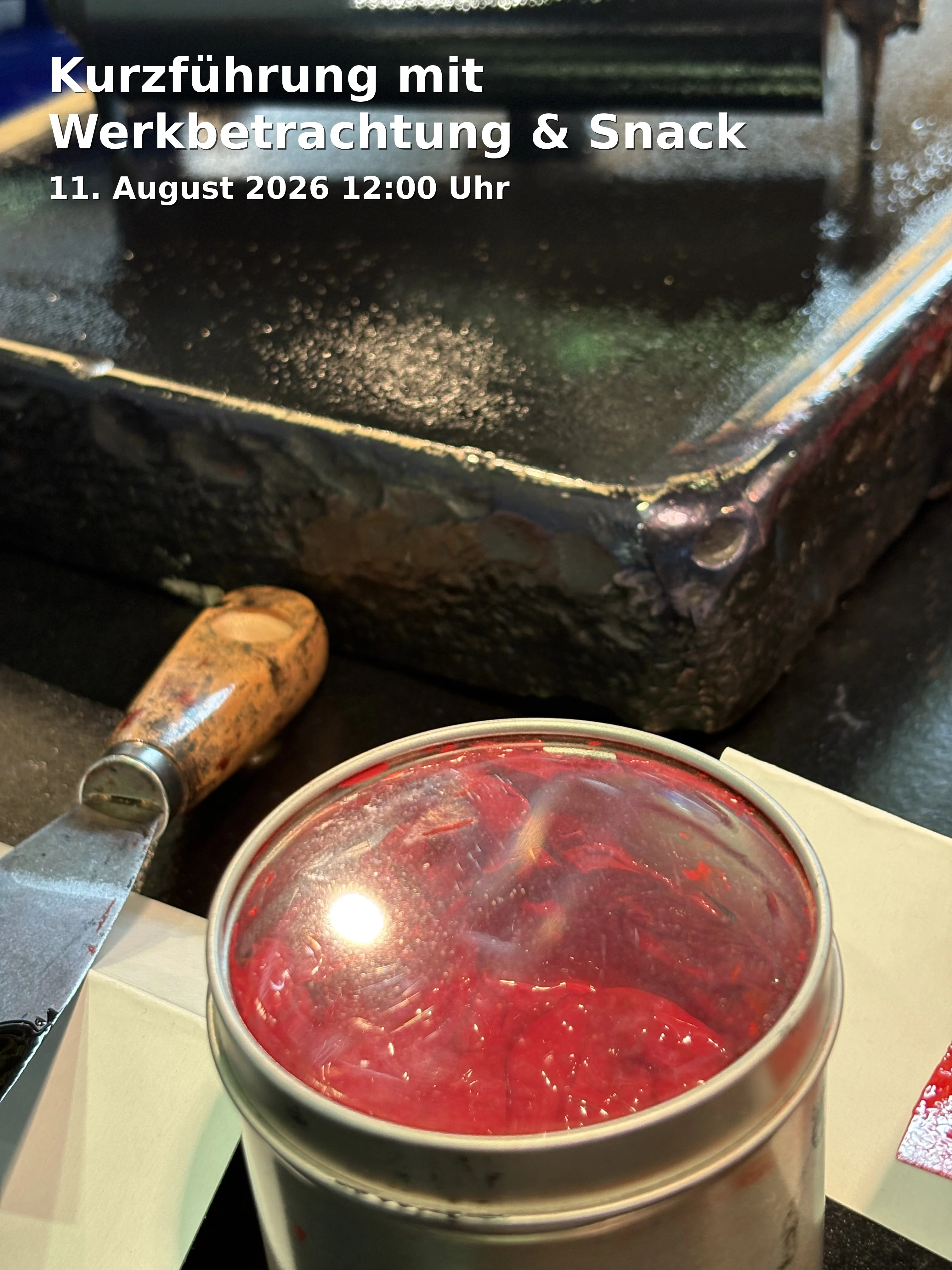 Event: Kurzführung mit Werkbetrachtung & Snack