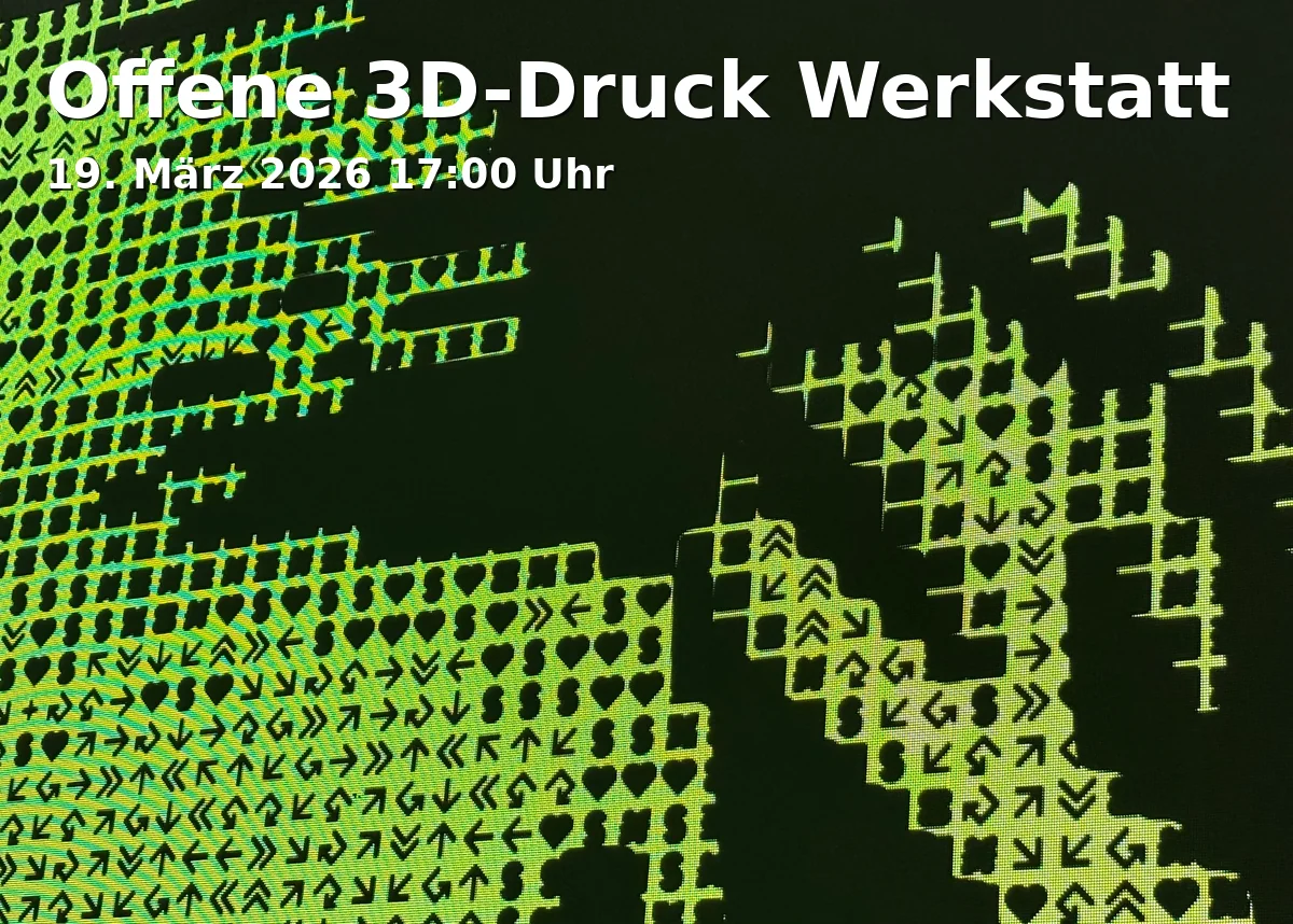 Offene 3D-Druck Werkstatt