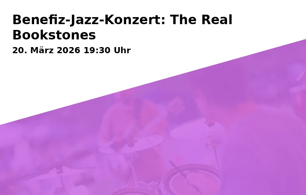 Benefiz-Jazz-Konzert: The Real Bookstones