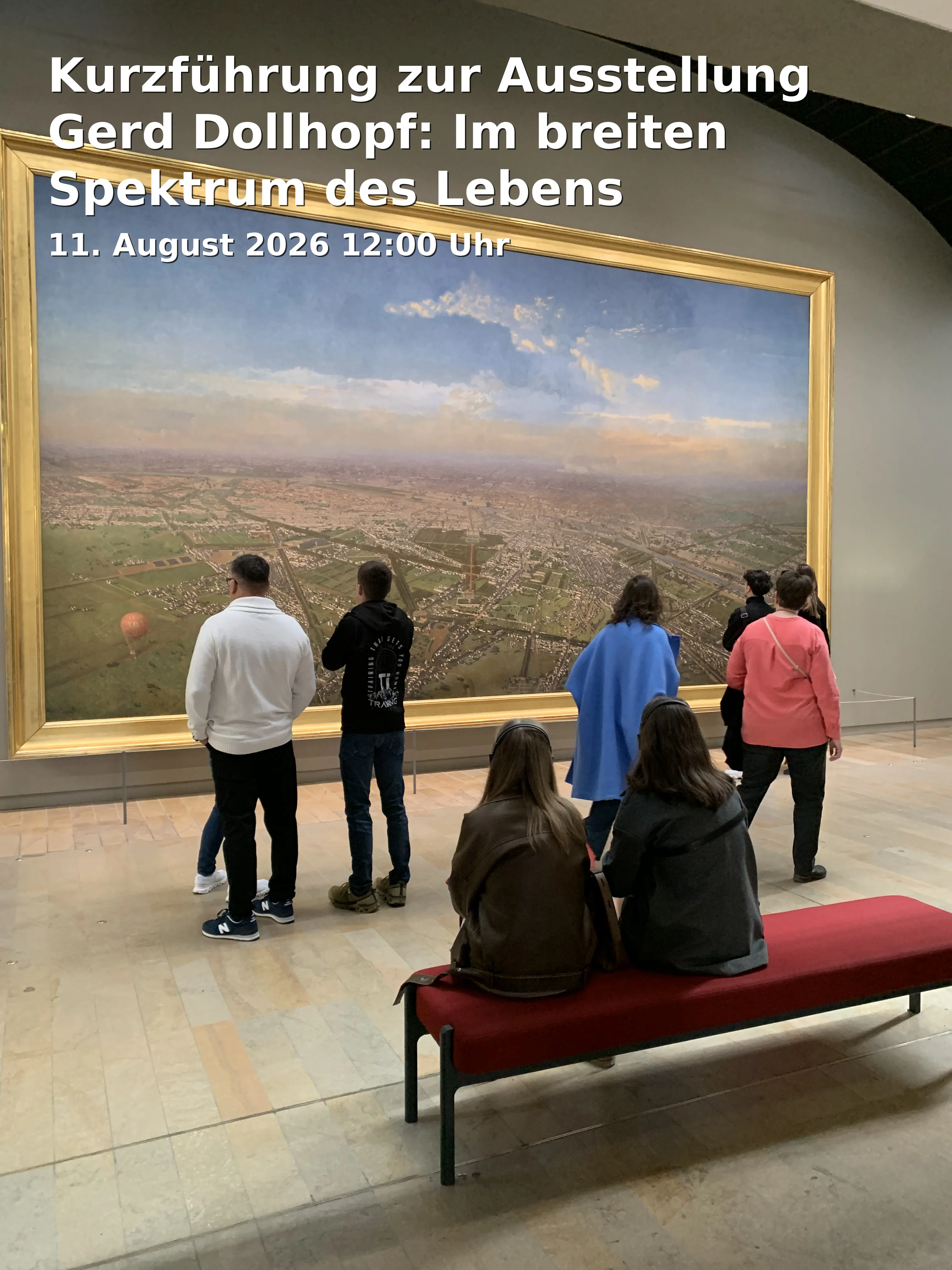 Event: Kurzführung zur Ausstellung Gerd Dollhopf: Im breiten Spektrum des Lebens