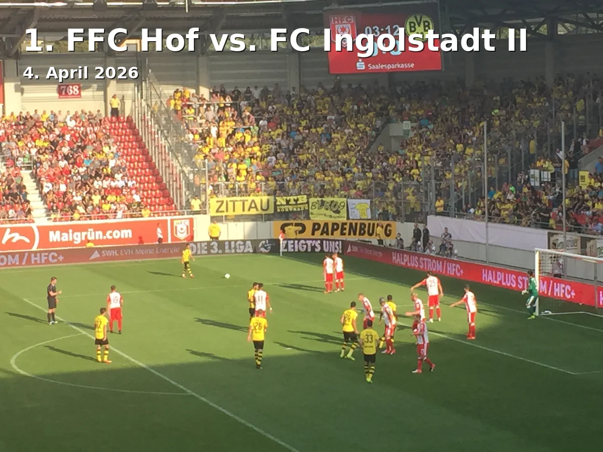 1. FFC Hof vs. FC Ingolstadt II