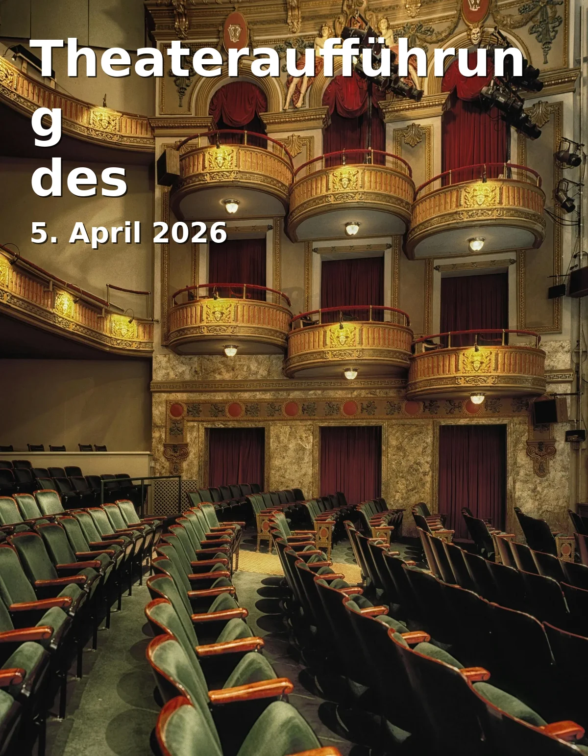 Theater performance of the Young Men's Association at Gasthof Fliegl