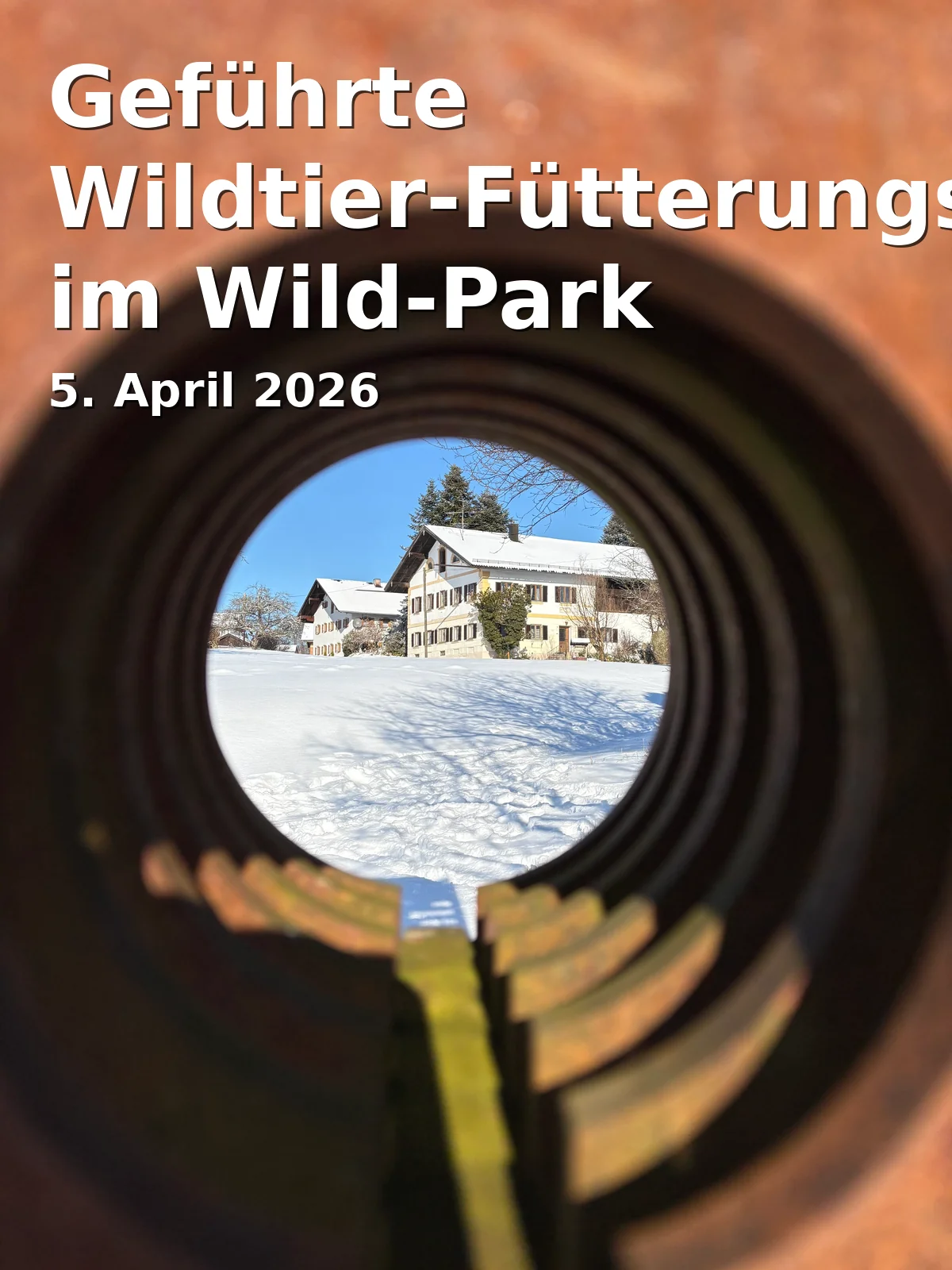 Event: Geführte Wildtier-Fütterungsrunde im Wild-Park Klaushof