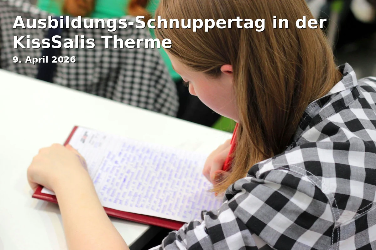 Event: Ausbildungs-Schnuppertag in der KissSalis Therme