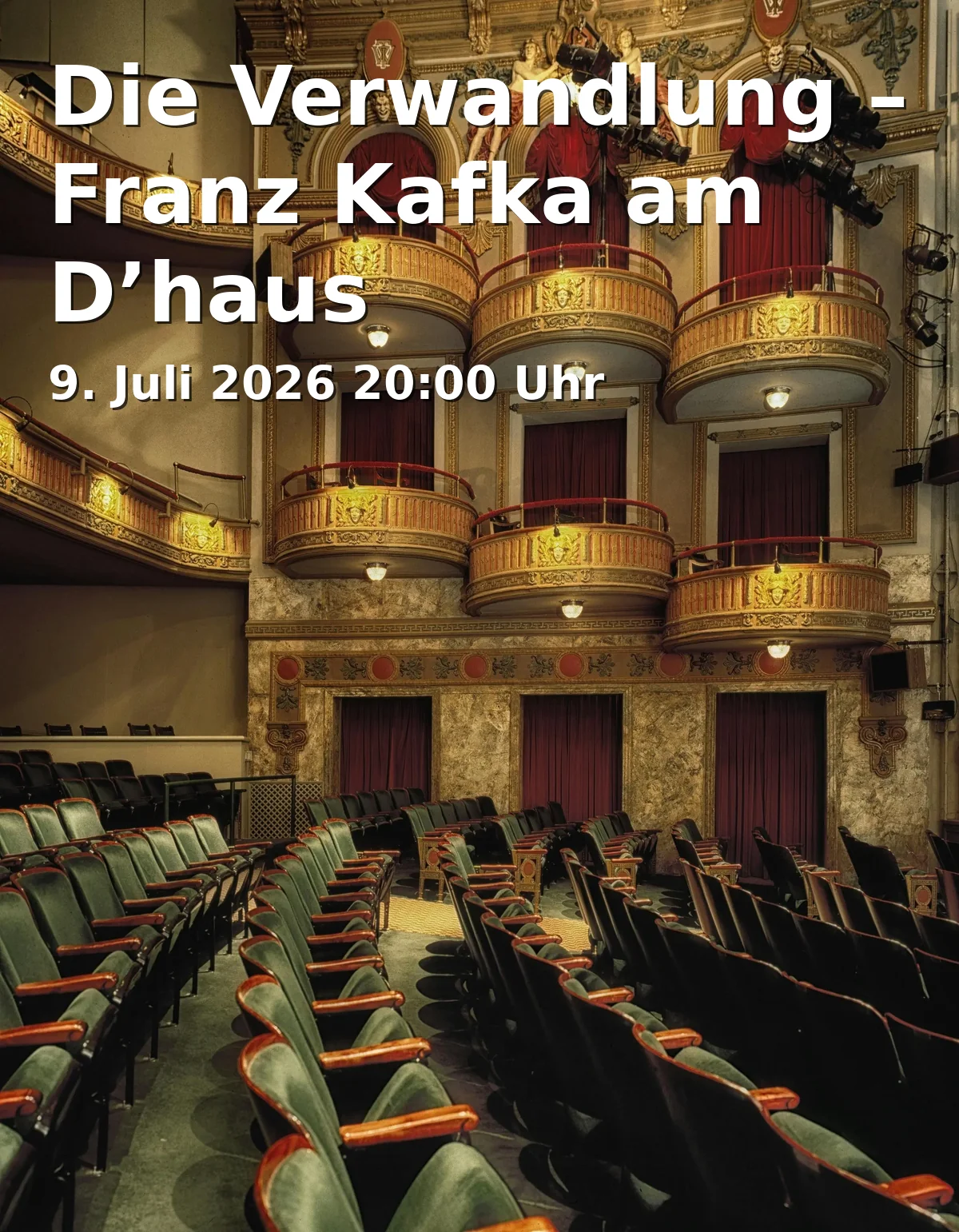 Event: The Metamorphosis – Franz Kafka at D'haus