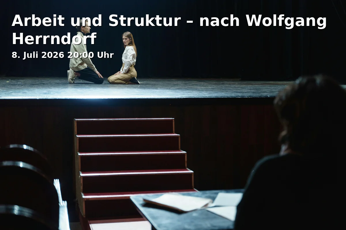 Event: Work and Structure – after Wolfgang Herrndorf
