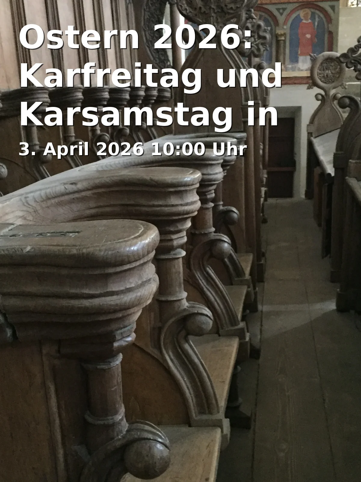 Event: Easter 2026: Good Friday and Holy Saturday in Ansbach in Johann-Sebastian-Bach-Platz 5, 91522 Ansbach on 3. April 2026