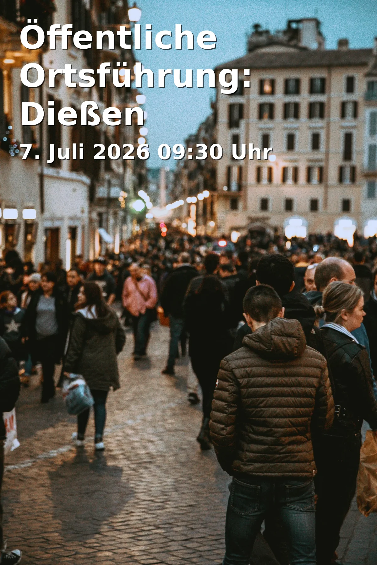Event: Öffentliche Ortsführung: Dießen entdecken!