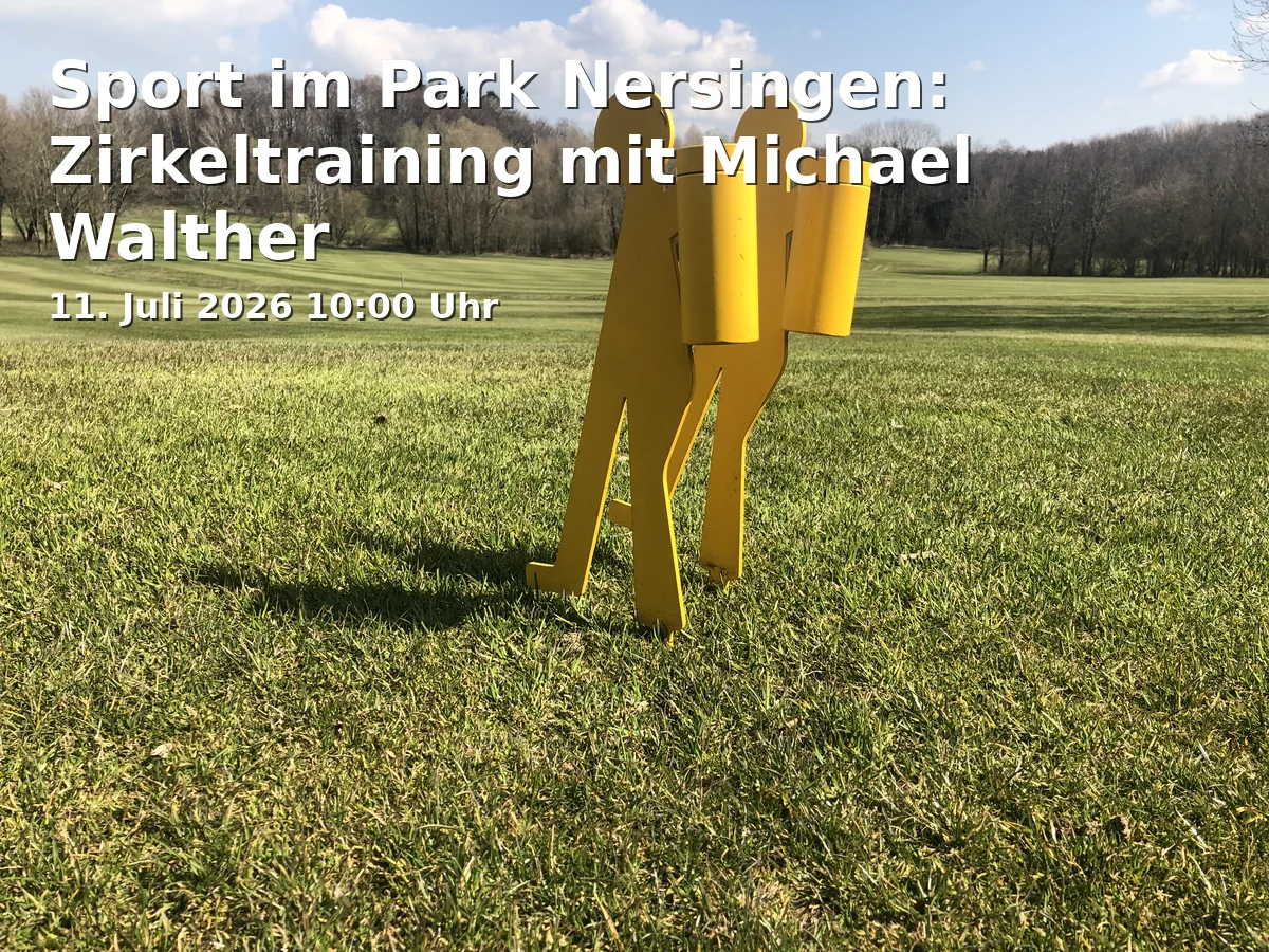 Event: Sport in the Park Nersingen: Circuit Training with Michael Walther
