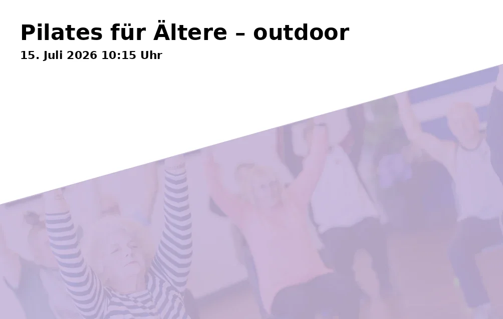 Event: Pilates for Seniors – outdoor