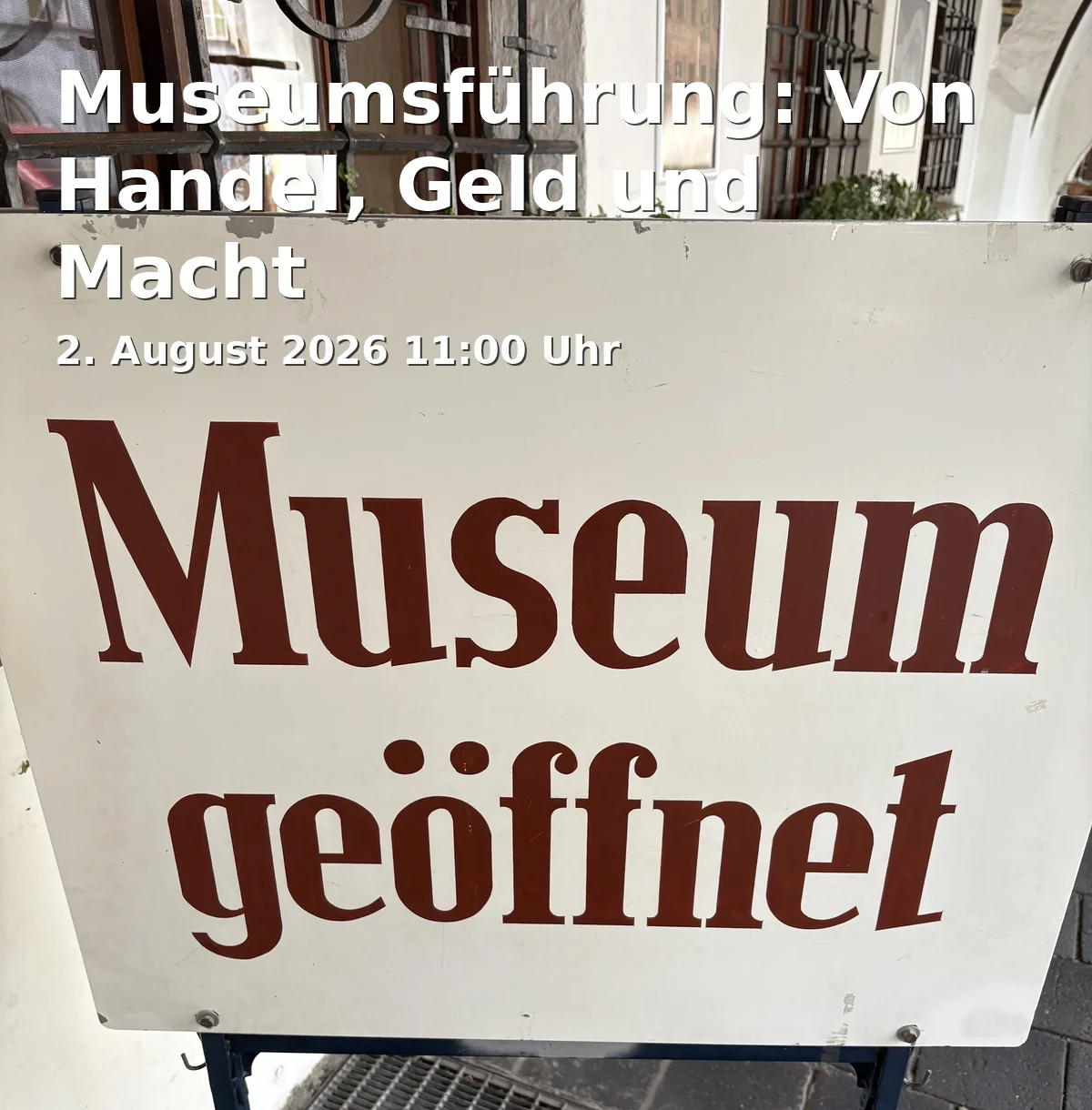 Event: Museum Tour: Of Trade, Money and Power
