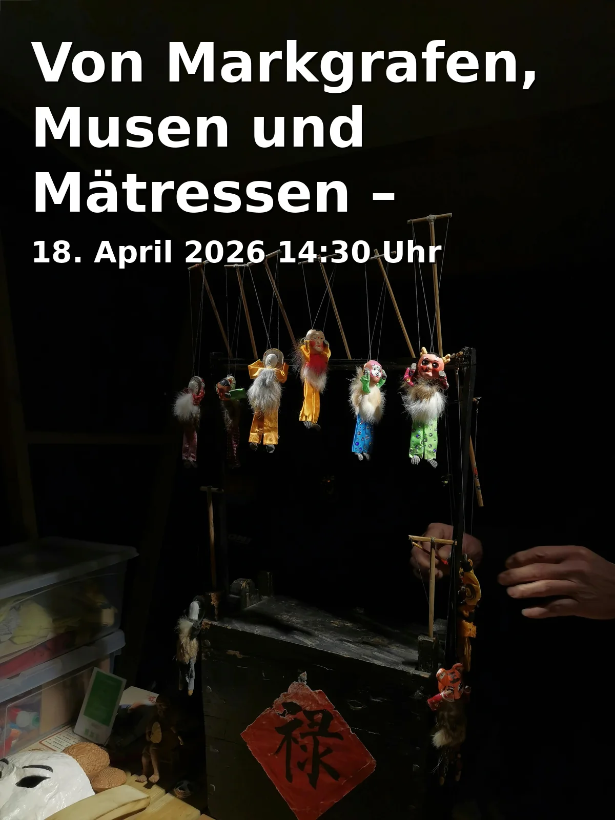 Event: Of Margraves, Muses, and Mistresses – Tour in the Residence Ansbach in Residenz Ansbach, Promenade 27, 91522 Ansbach on 18. April 2026