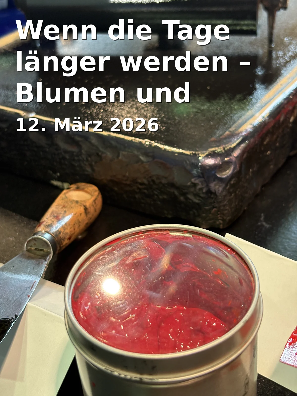 Event: Wenn die Tage länger werden – Blumen und Landschaften von Prof. Hannes Döllel