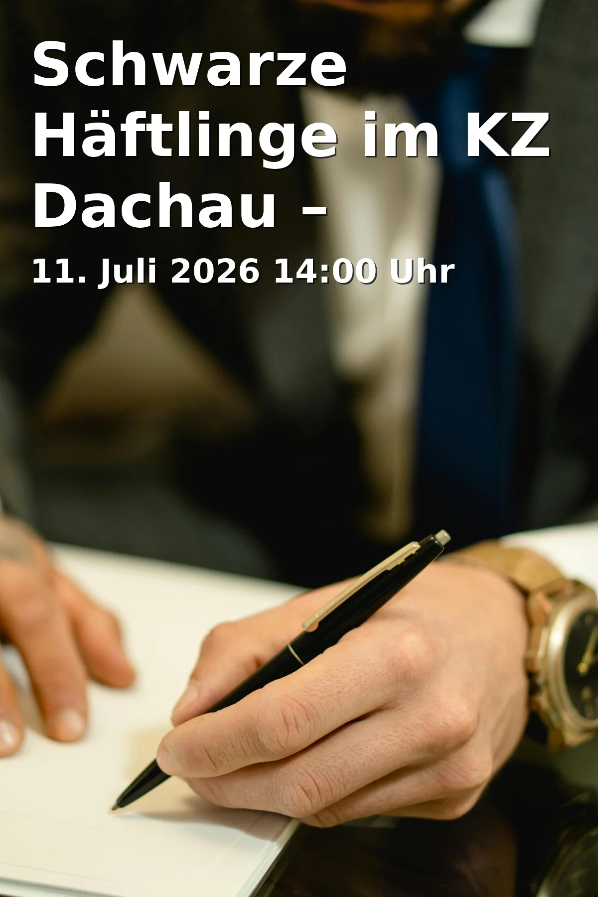 Event: Black Prisoners in the Dachau Concentration Camp – Thematic Tour
