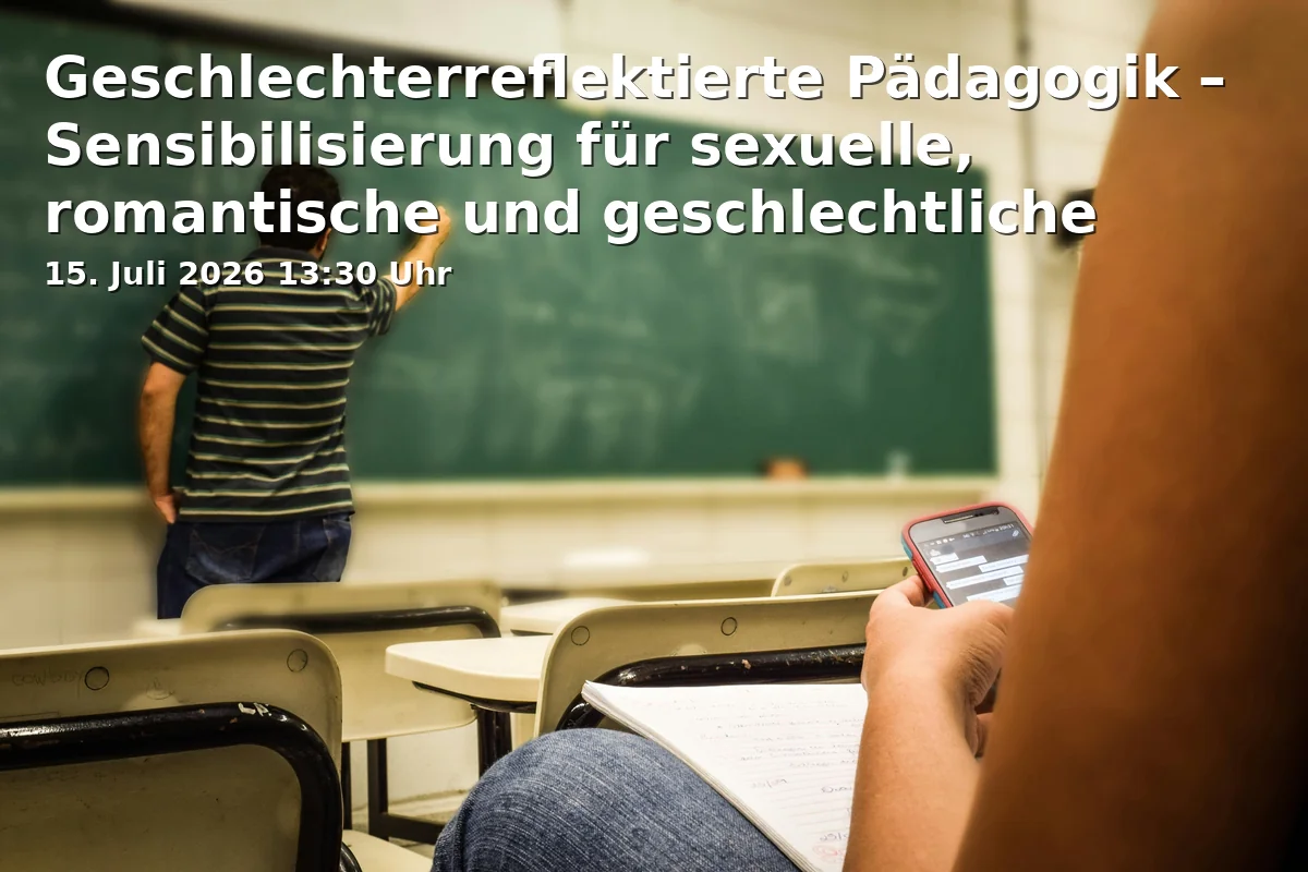 Event: Gender-Reflective Education – Raising Awareness for Sexual, Romantic, and Gender Diversity