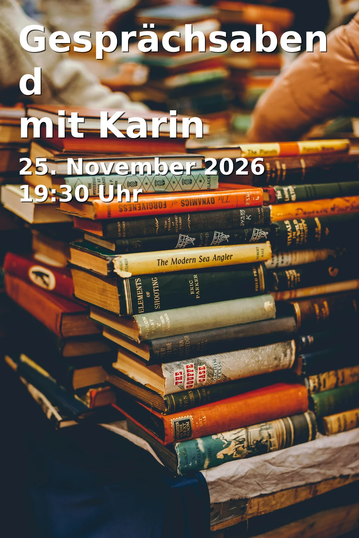 Event: Evening discussion with Karin Eideloth and Dr. Andrea Erkenbrecher