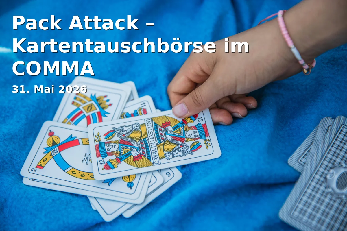Event: Pack Attack – Card Swap Meet at COMMA