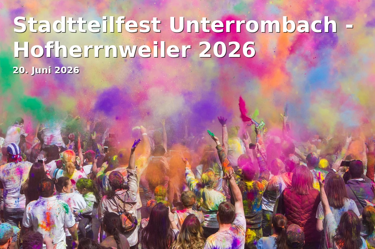 Event: Stadtteilfest Unterrombach - Hofherrnweiler 2026