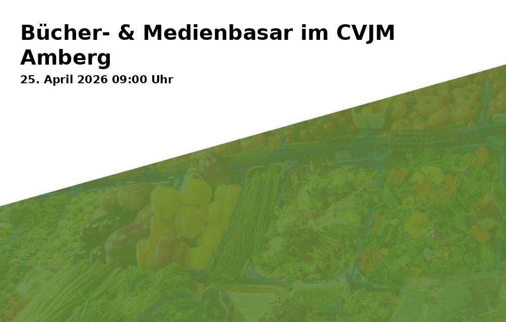 Event: Bücher- & Medienbasar im CVJM Amberg