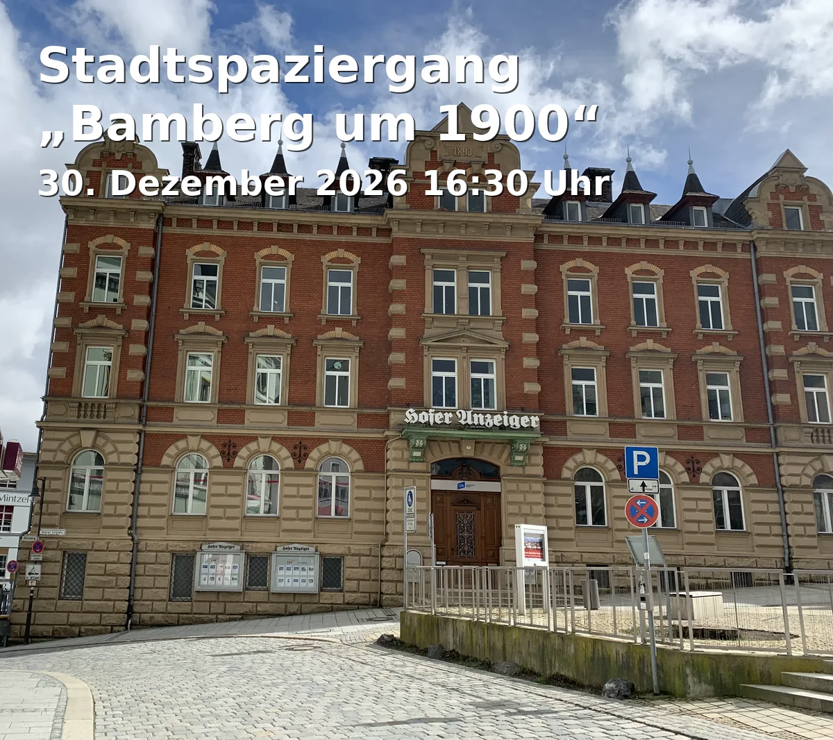 Event: Stadtspaziergang „Bamberg um 1900“
