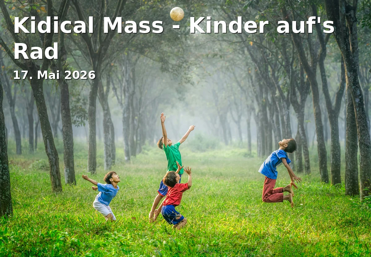 Event: Kidical Mass - Kids on Bikes