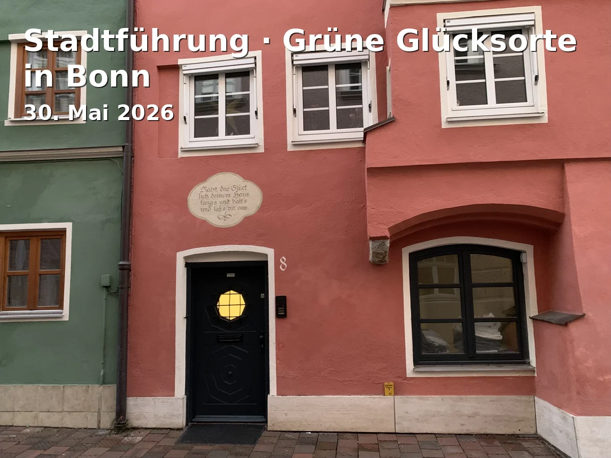 Event: City Tour ∙ Green Happy Places in Bonn