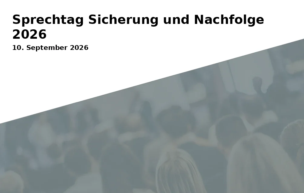 Event: Sprechtag Sicherung und Nachfolge 2026