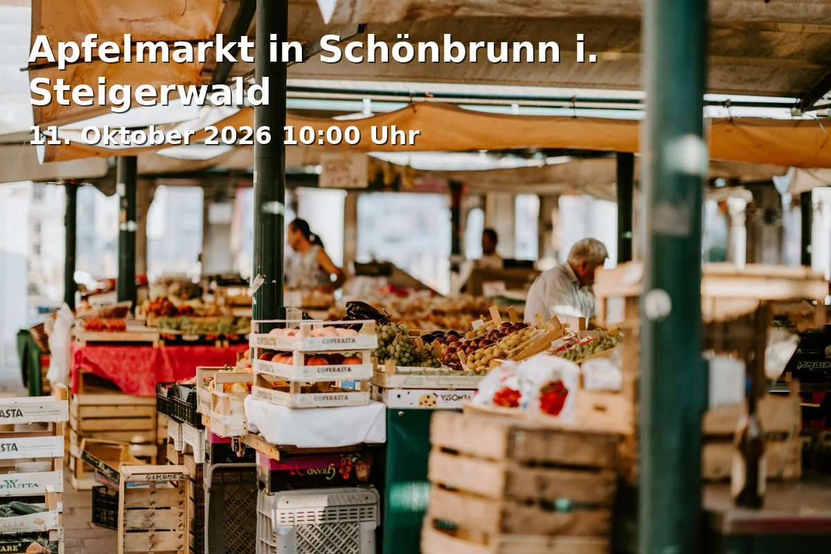 Event: Apfelmarkt in Schönbrunn i. Steigerwald