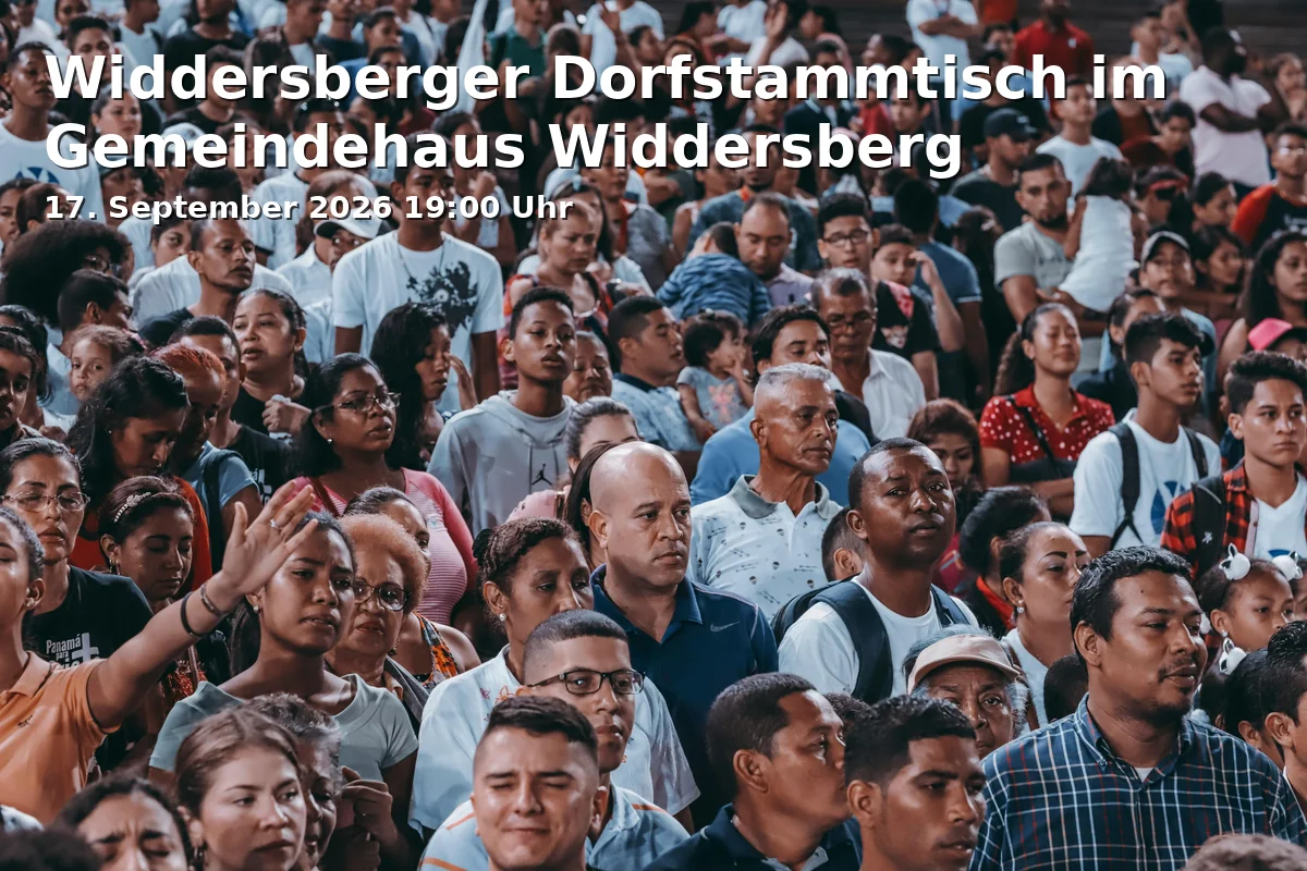Event: Widdersberg Village Gathering at the Community Center Widdersberg