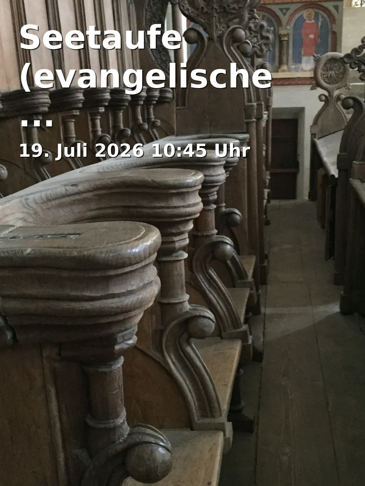 Event: Seetaufe (evangelische Kirchengemeinde)
