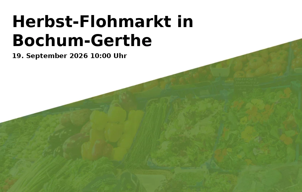 Event: Herbst-Flohmarkt in Bochum-Gerthe