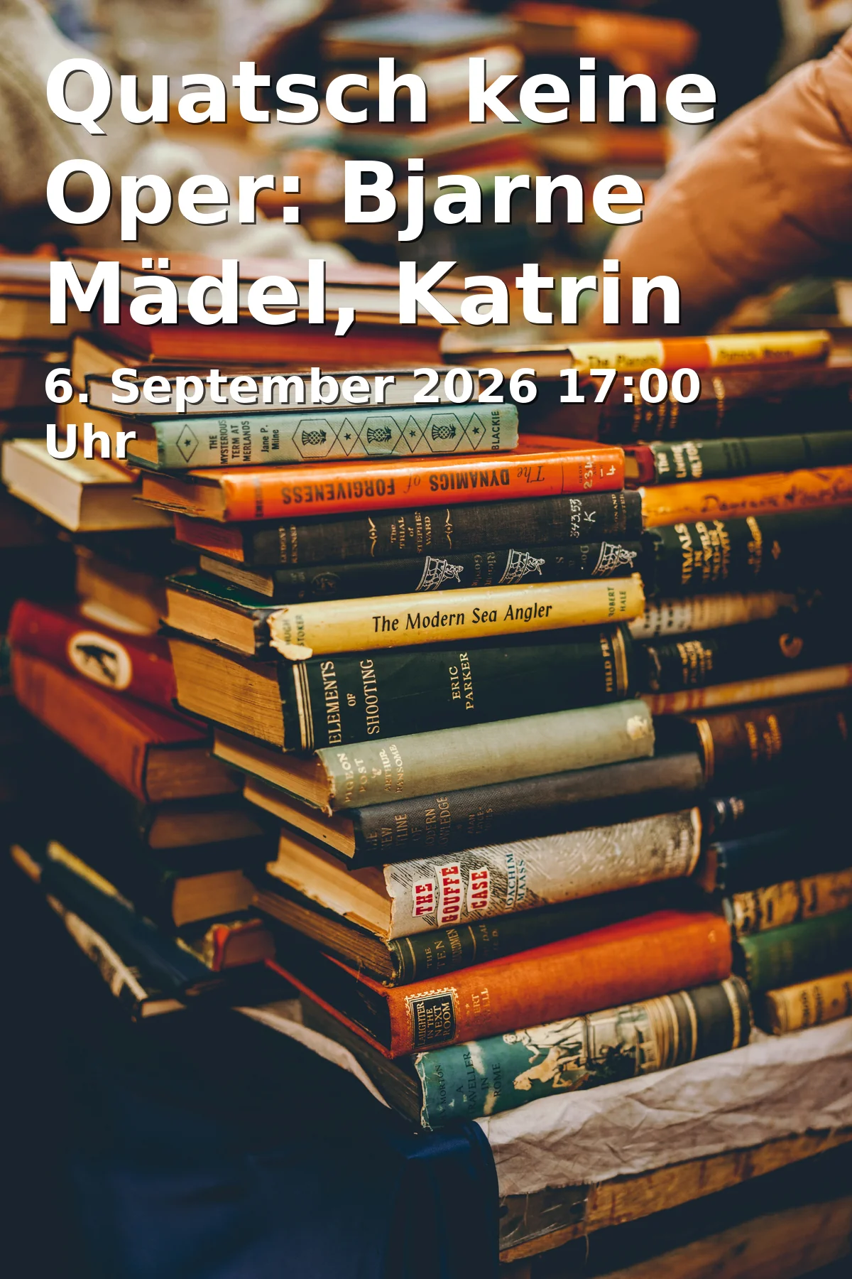 Event: No Nonsense Opera: Bjarne Mädel, Katrin Wichmann, Fritzi Haberlandt - Reading