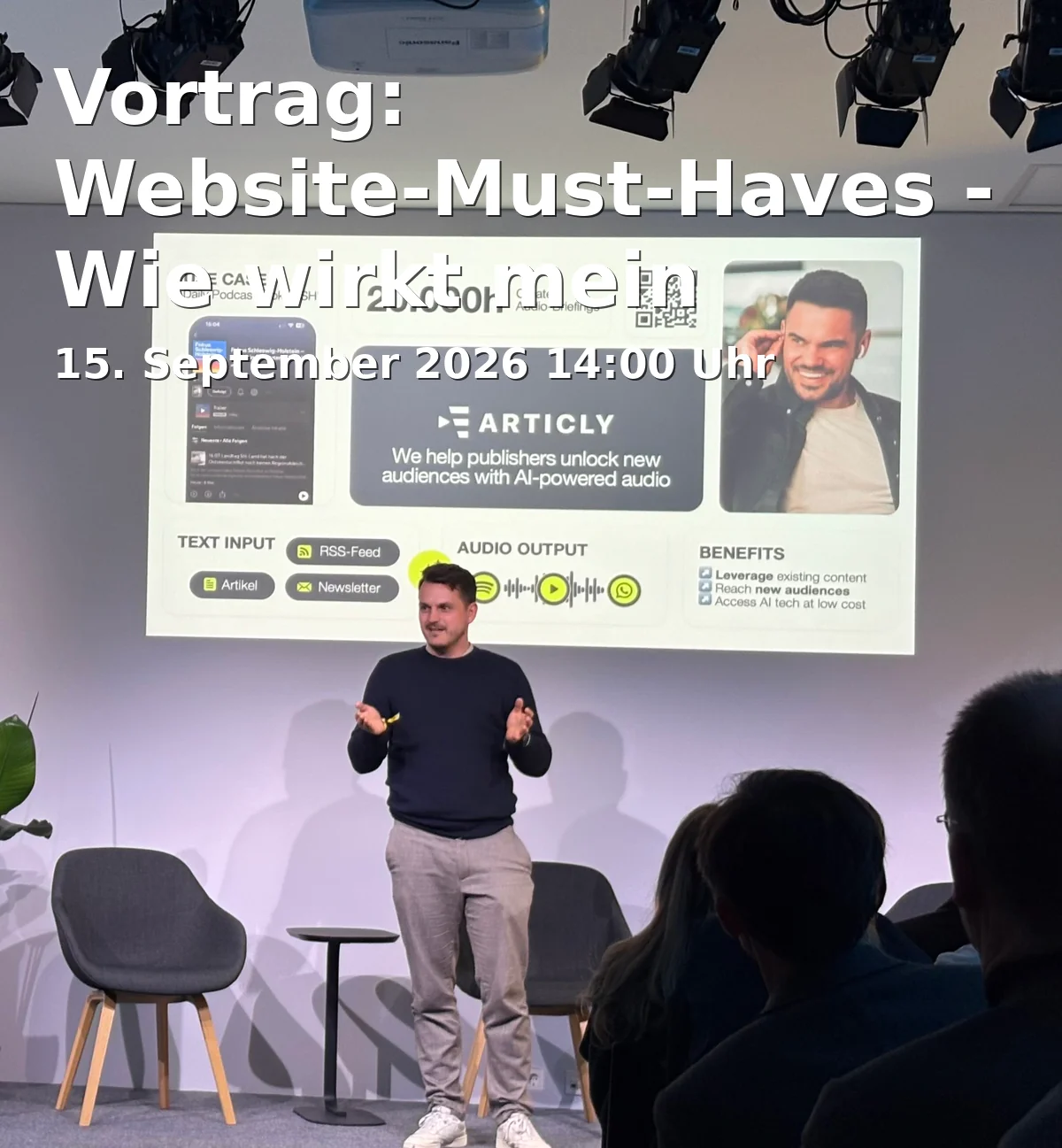 Event: Lecture: Website Must-Haves - How Does My Online Presence Become Clearer with Technology and Design?