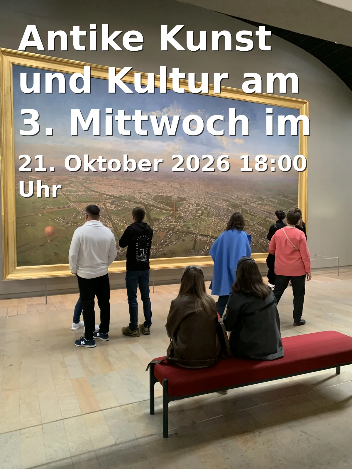 Event: Ancient Art and Culture on the 3rd Wednesday of the Month