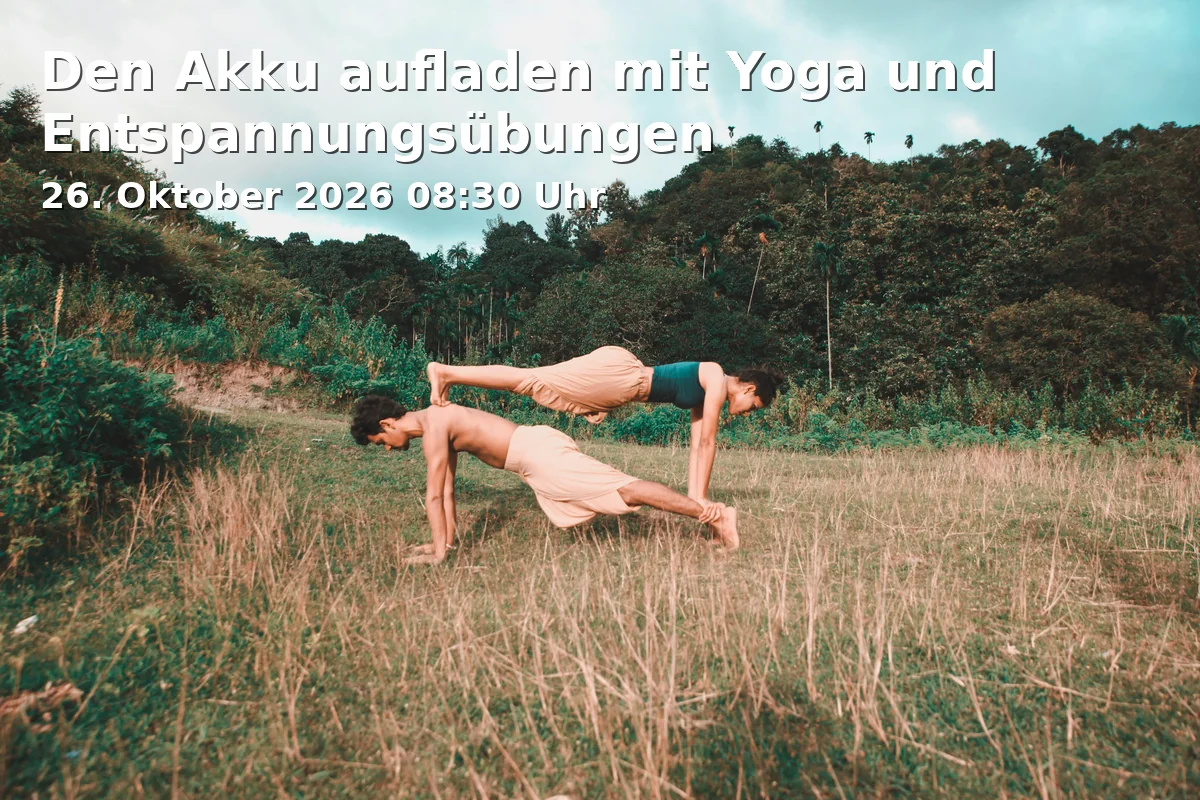 Event: Recharge Your Battery with Yoga and Relaxation Exercises