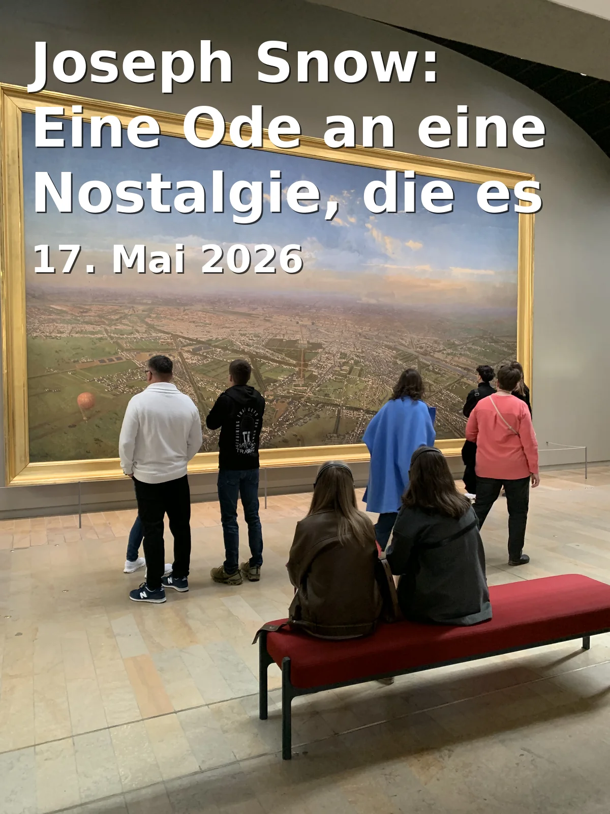 Event: Joseph Snow: Eine Ode an eine Nostalgie, die es nie gab