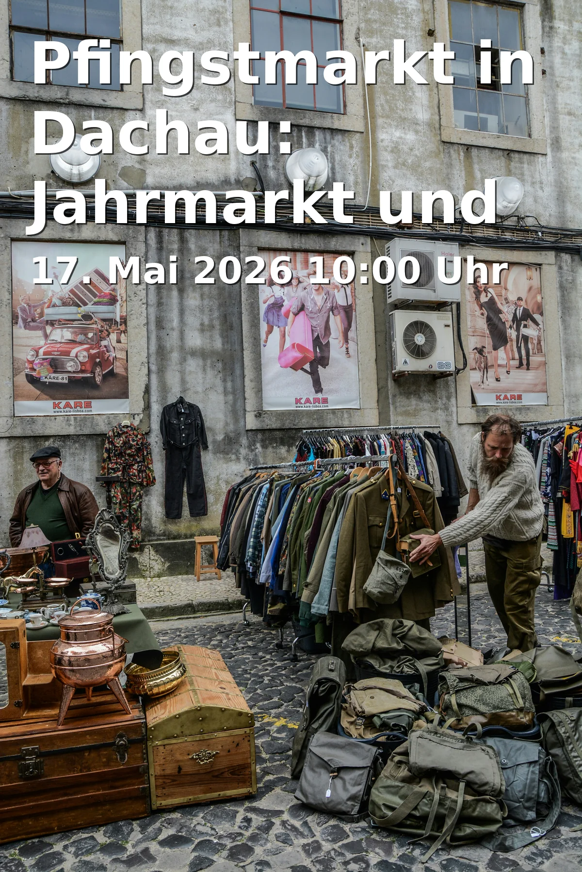 Event: Pentecost Market in Dachau: Carnival and Flea Market in the Old Town