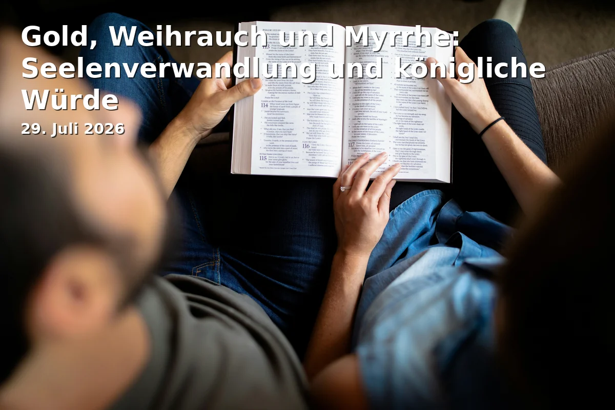 Gold, Frankincense and Myrrh: Soul Transformation and Royal Dignity