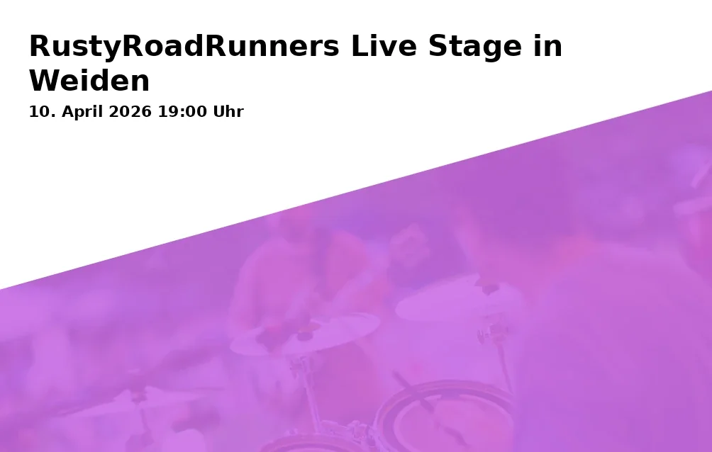 RustyRoadRunners Live Stage in Weiden