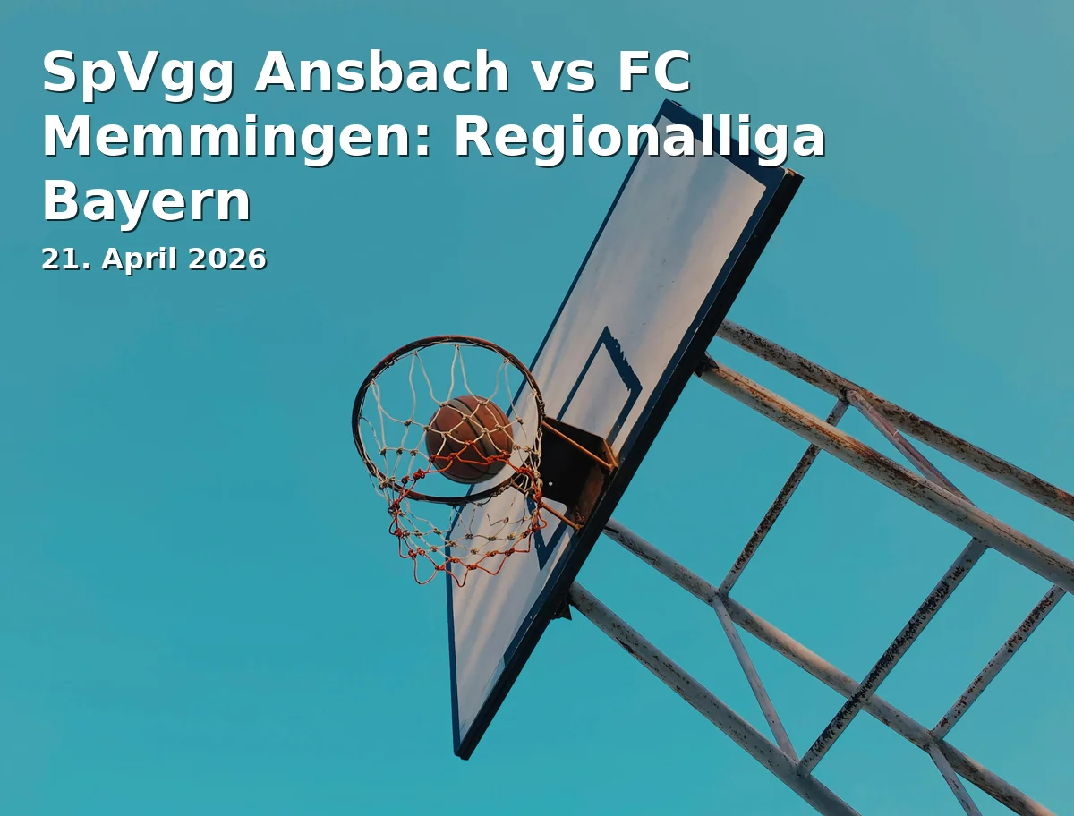 Event: SpVgg Ansbach vs FC Memmingen: Regionalliga Bayern in Xaver-Bertsch-Sportpark, Am Sportpark 1, 91522 Ansbach on 21. April 2026
