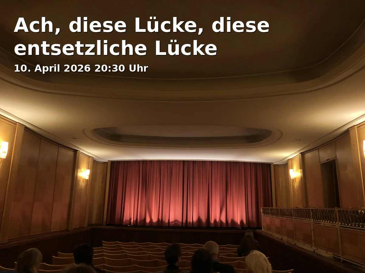 Event: Oh, this gap, this terrible gap