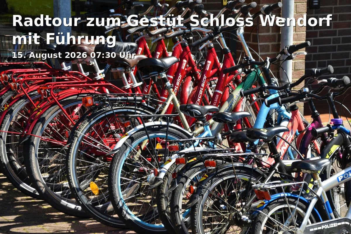 Event: Bicycle Tour to the Wendorf Stud with Guided Tour