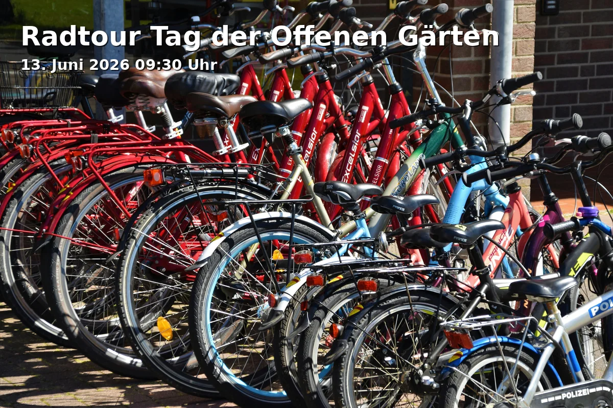 Event: Radtour Tag der Offenen Gärten