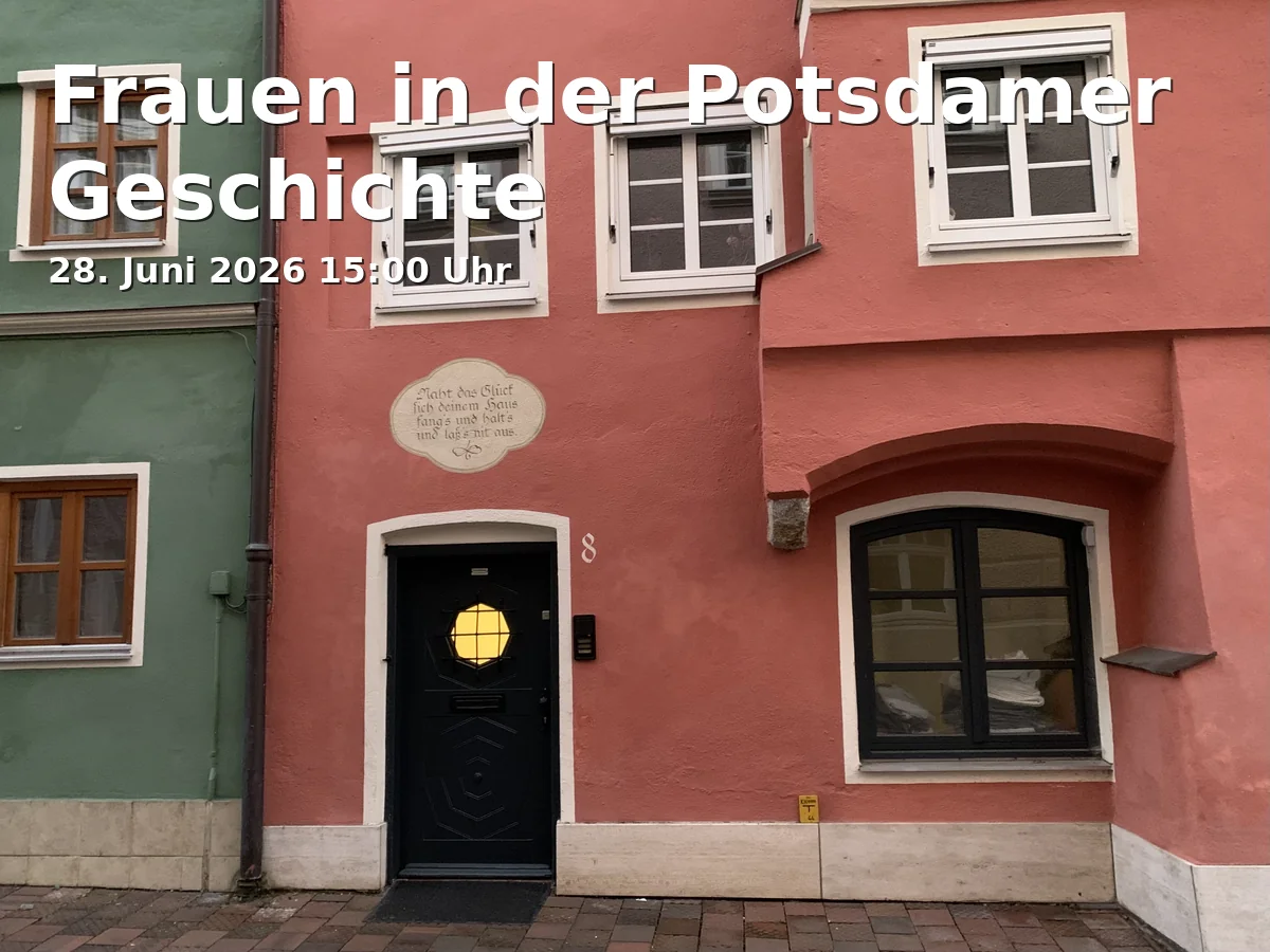Event: Frauen in der Potsdamer Geschichte