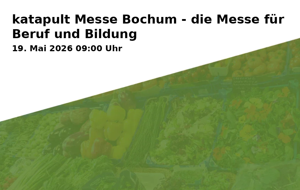 katapult Messe Bochum - die Messe für Beruf und Bildung