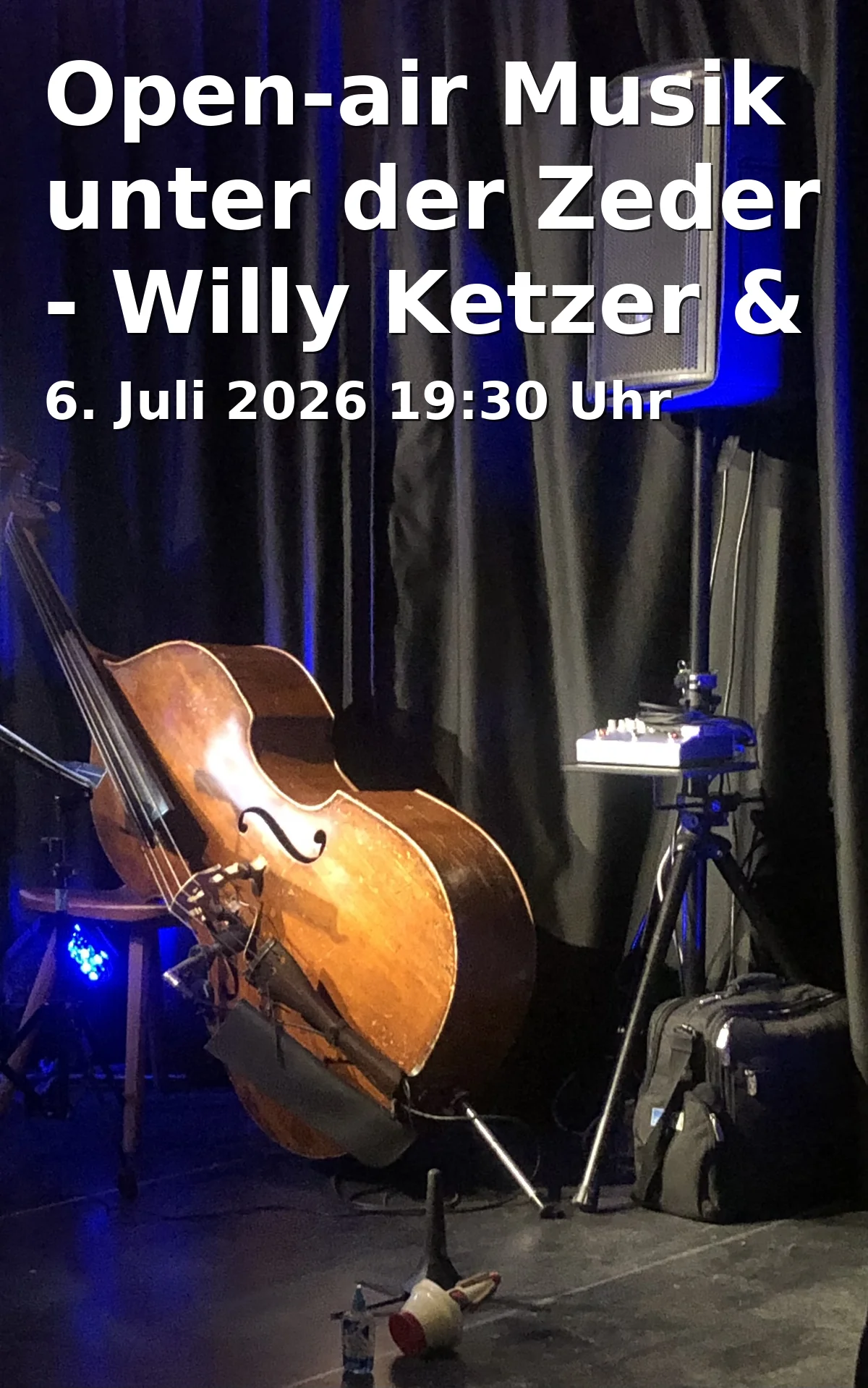 Event: Open-air Music under the Cedar - Willy Ketzer & Friends feat. Deborah Woodson