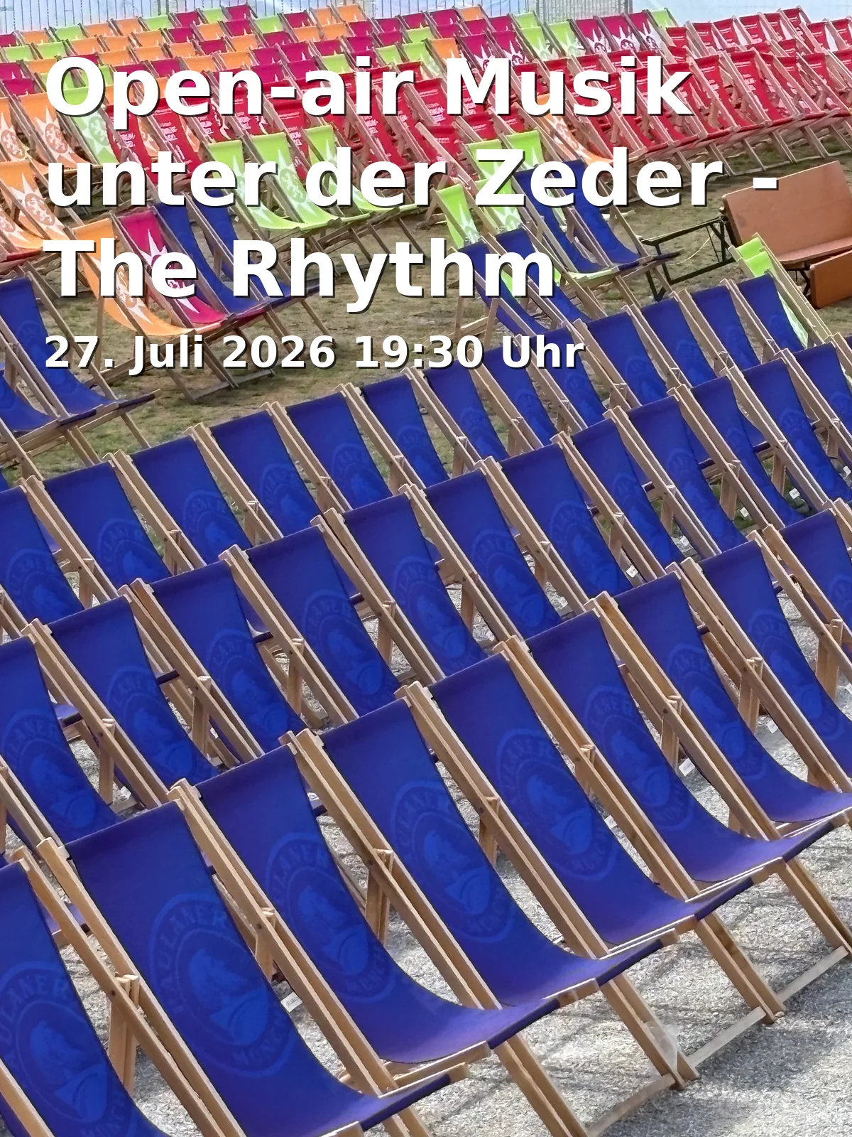 Event: Open-air music under the cedar - The Rhythm Section Band & Guests