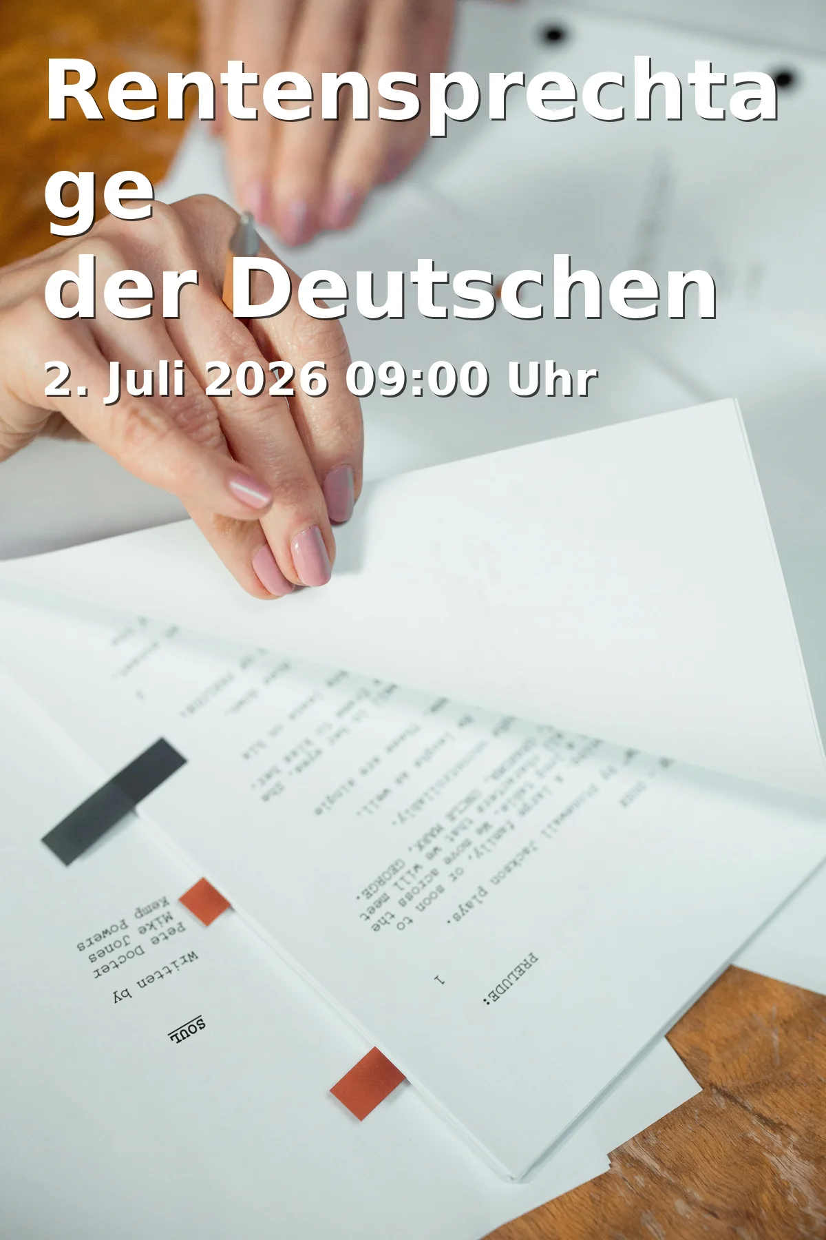 Event: Pension Consultation Days of the German Pension Insurance