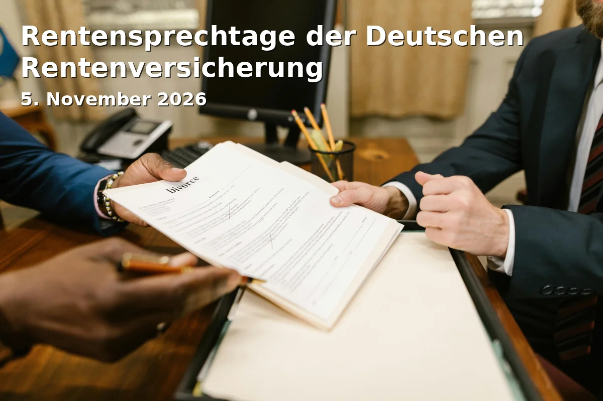 Event: Pension Consultation Days of the German Pension Insurance